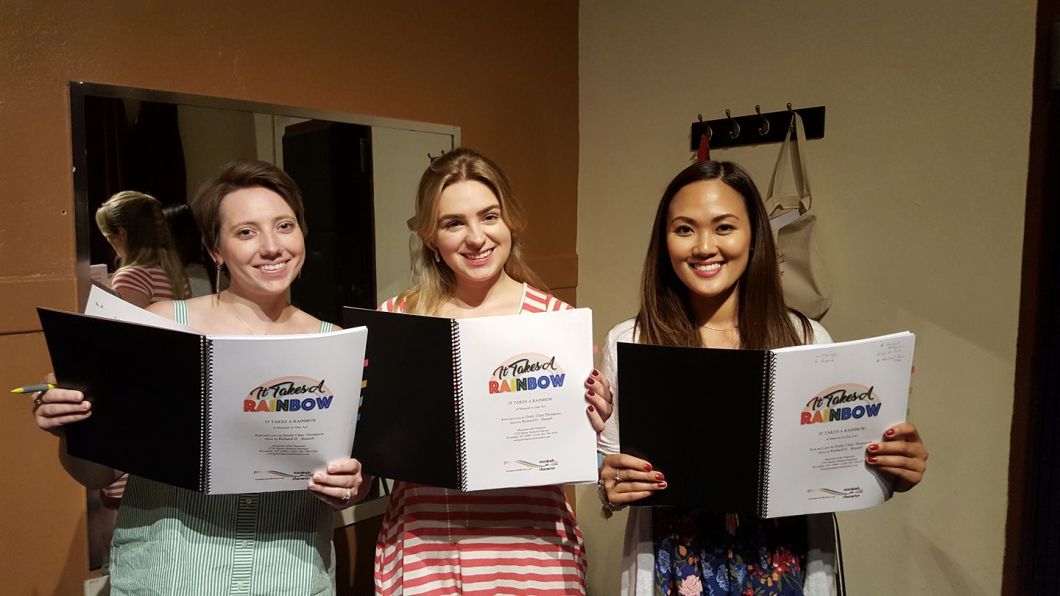 Early ITAR rehearsal at Shetler